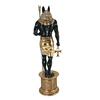 Design Toscano The Egyptian Grand Ruler Collection: Life-Size Anubis Statue atop a Temple Column Mount NE23262